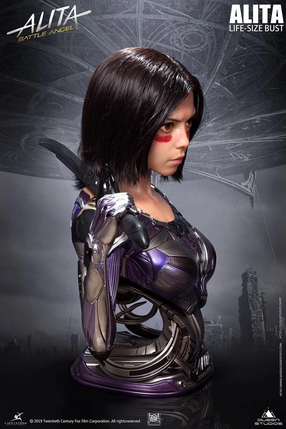 Alita: Battle Angel 1:1 Scale Lifesize Bust