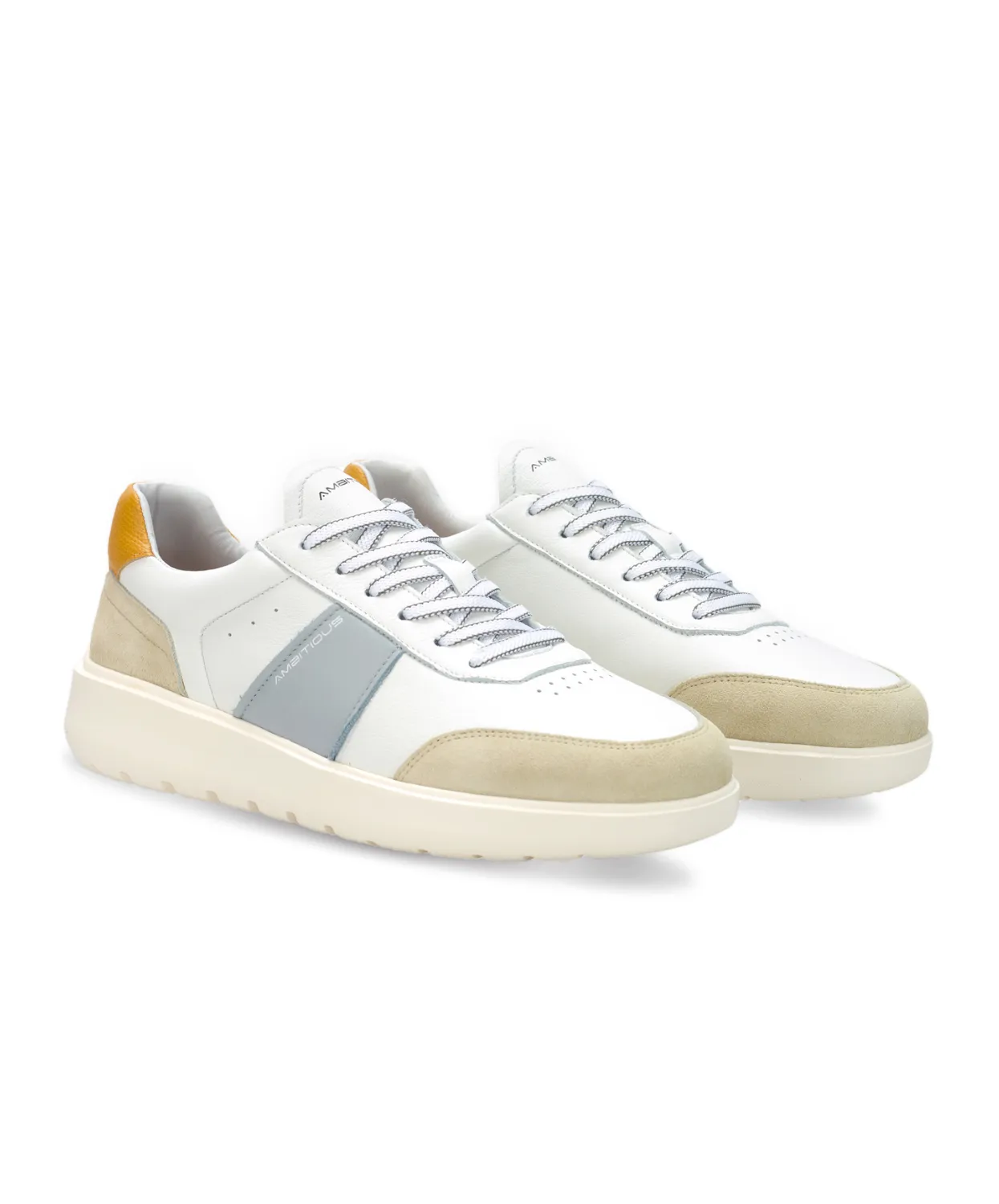 Ambitious Hover Comfort Mens Sneaker Beige White