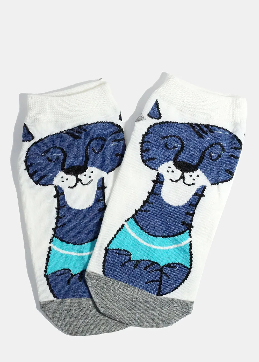 Animal Print Low Cut Socks