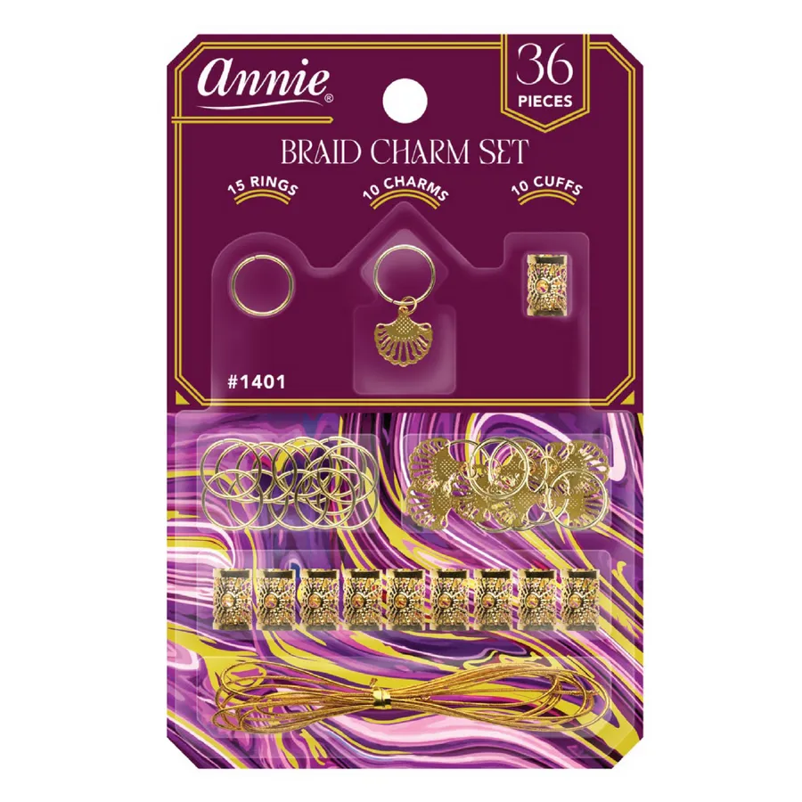 Annie Braid Charm Set - Fan #1401