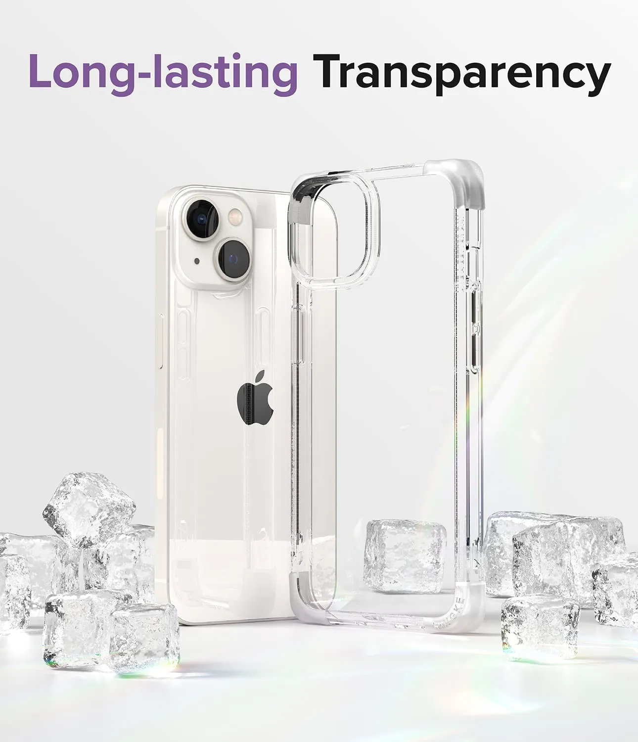 Apple iPhone 14 Back Cover Case | Fusion Bumper - Clear