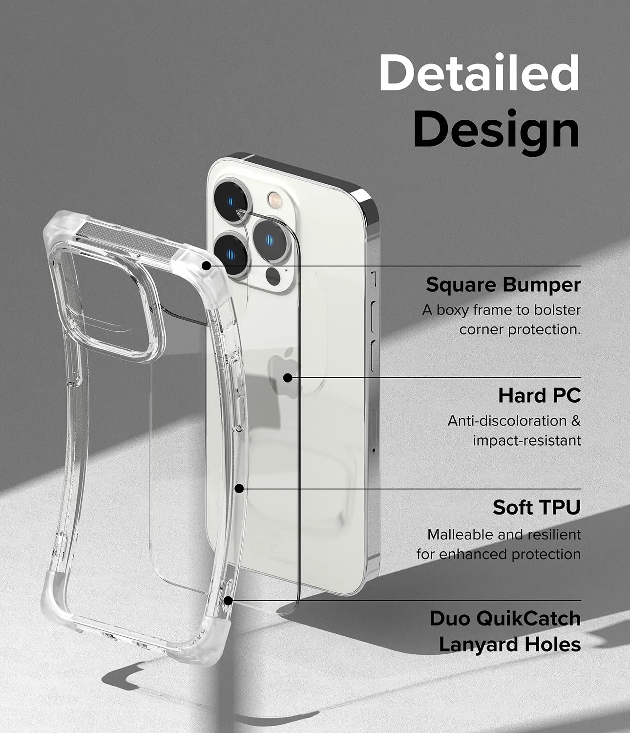 Apple iPhone 14 Pro Max Back Cover Case | Fusion Bumper-Clear