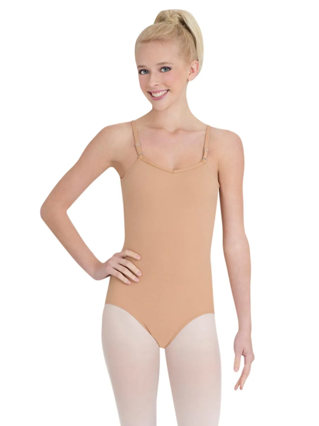 CAPEZIO TB1420 Adult Camisole Leotard w/ Adjustable Straps