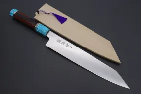 Custom Limited Edition, Sukenari ZDP-189 Clad Kiritsuke Slicer 240mm (9.4 inch, SCL-320)