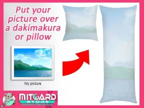 Custom with your picture or photo a Hugging Dakimakura or pillow