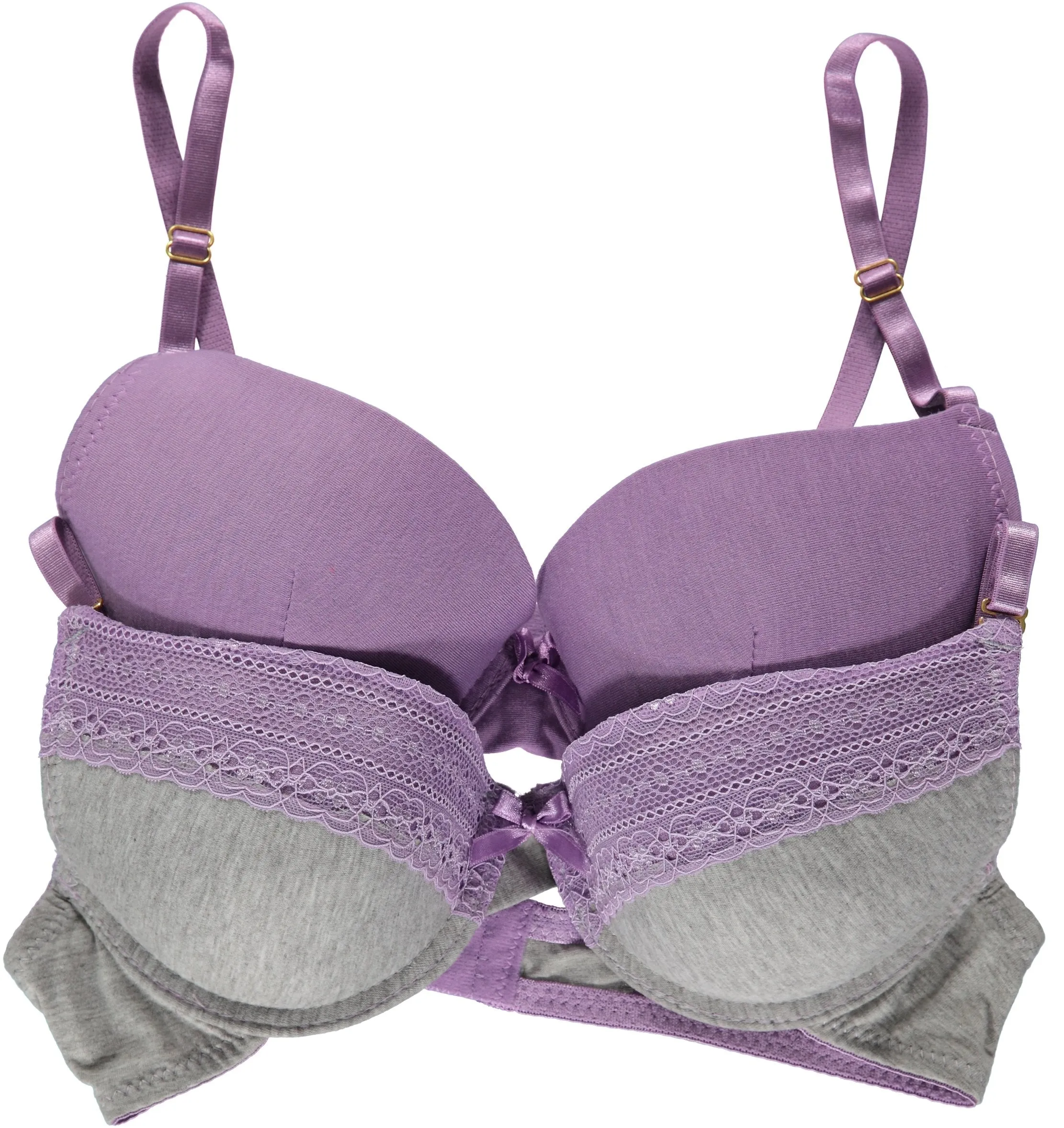 dELiA's Women's Push-Up Plunge Bra Set, 2-Pack