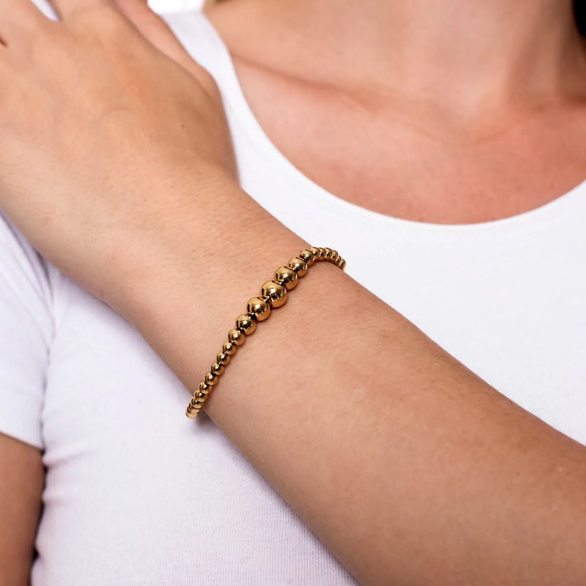 Enchanting | 18k Gold Cascade | Expression Bracelet