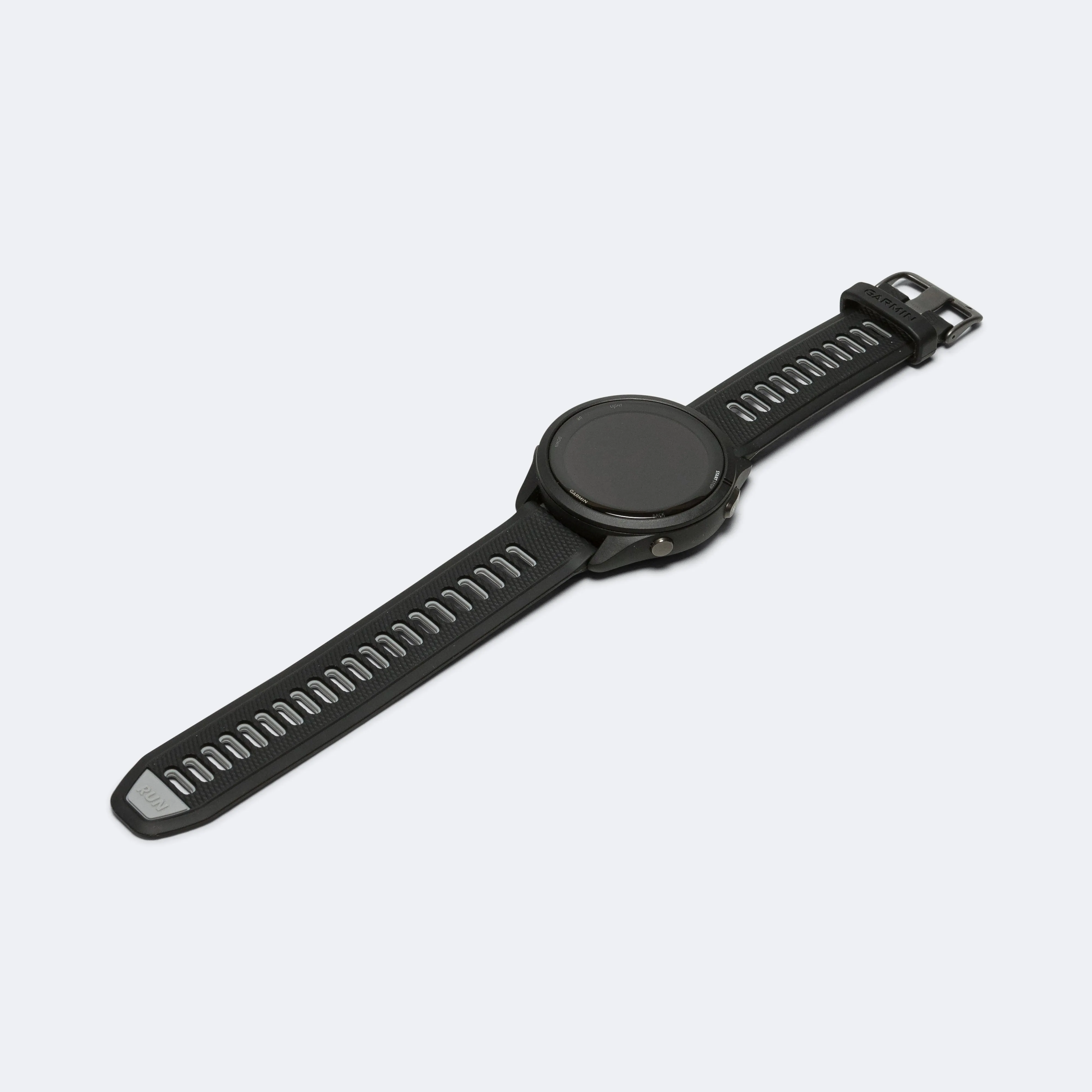 Forerunner® 265 - Black Bezel w/Black Case & Black/Powder Grey Silicone Band