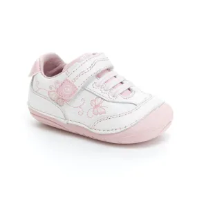 Infant Girl Stride Rite Soft Motion Bambi White/Pink