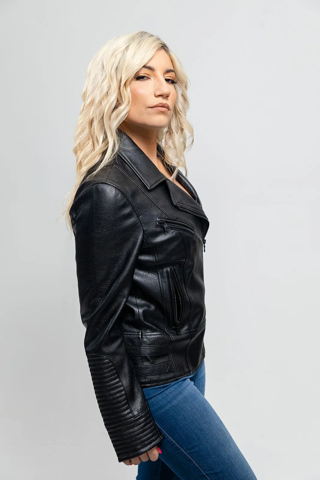 Lauren Women's Vegan Faux Leather Jacket