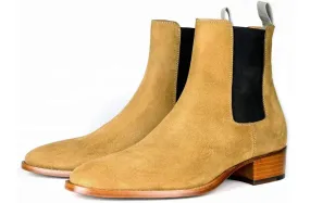 Manhattan Chelsea Boot Tan Suede