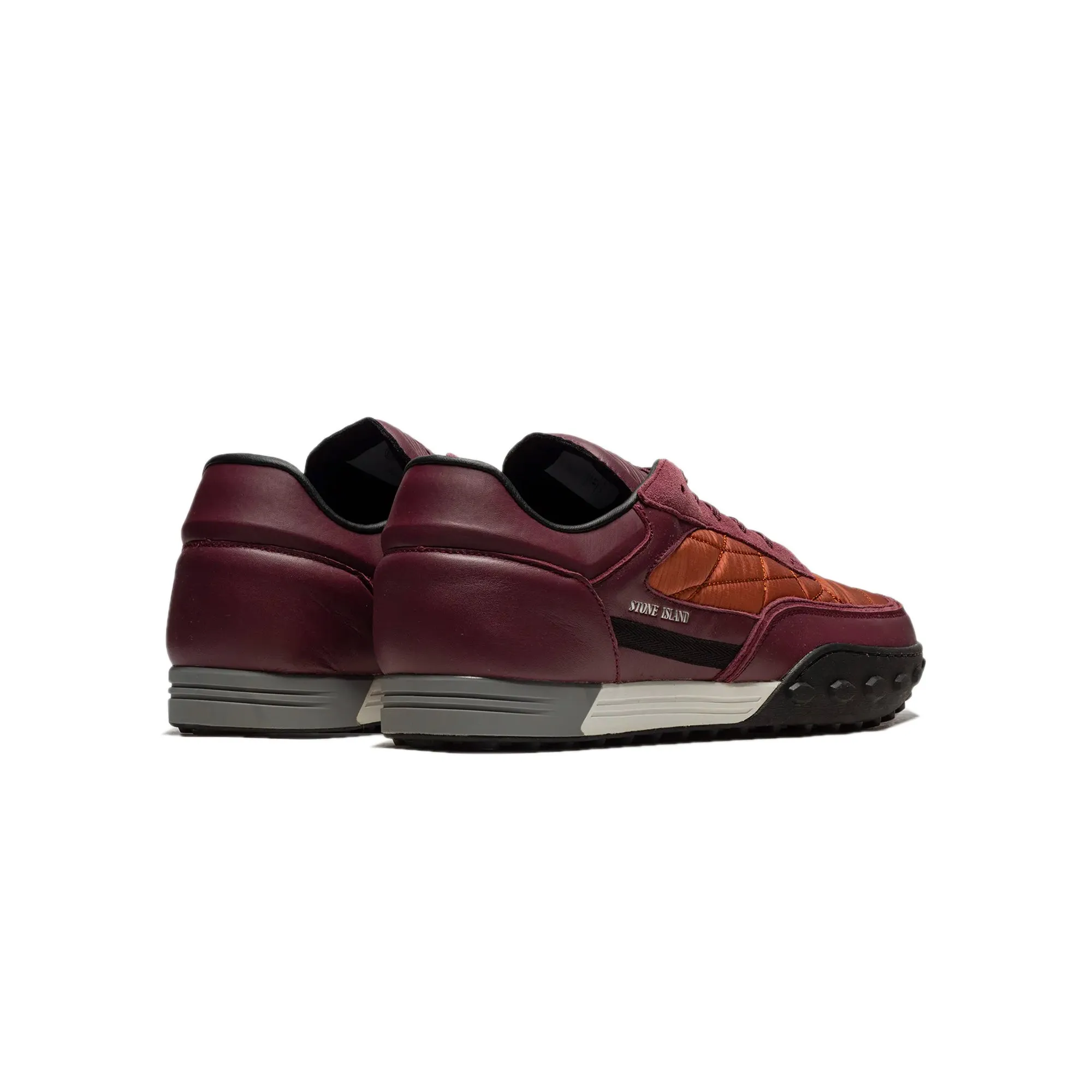 Stone Island Mens Football Burgundy Shoes