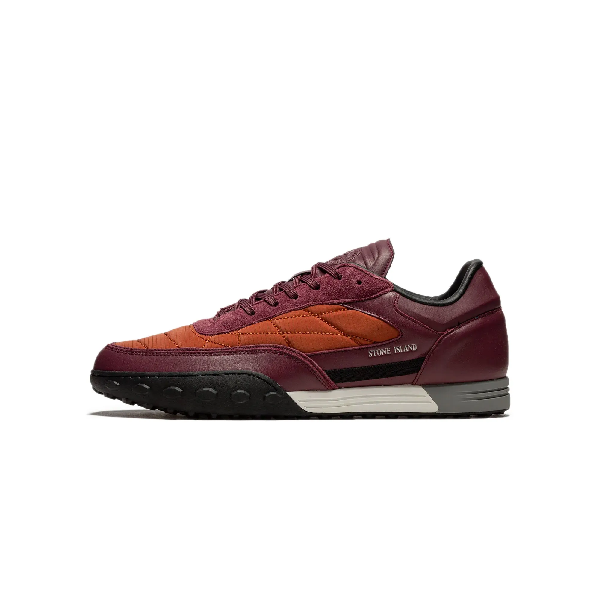 Stone Island Mens Football Burgundy Shoes