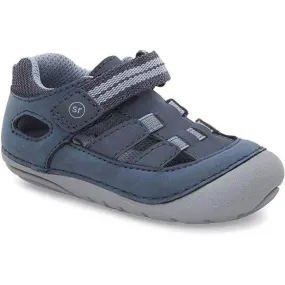 Stride Rite Sonny Boys Soft Motion Baby Toddler Blue Leather Sandals